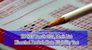 Himachal Pradesh SET Results 2024