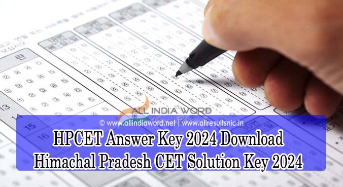 HP CET Solutions Key 2024